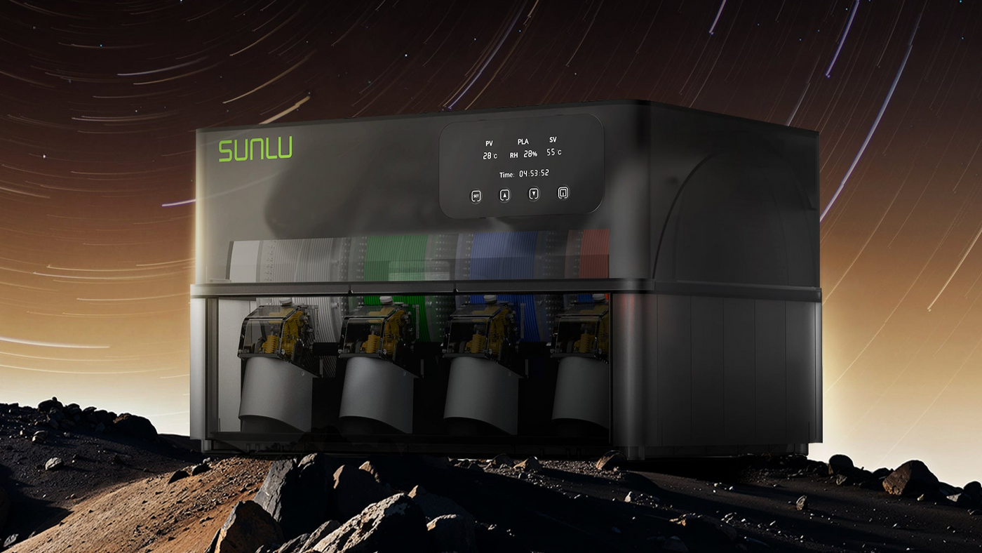 SUNLU AMS Heater Review: Trockenerer, ordentlicherer und intelligenterer 3D-Druck von tuttotek.it @Francesco Messina