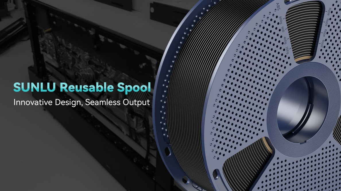 SUNLU Wiederverwendbare Spule der dritten Generation: Eine neue Wahl für umweltfreundliches, langlebiges und effizientes Filament-Management