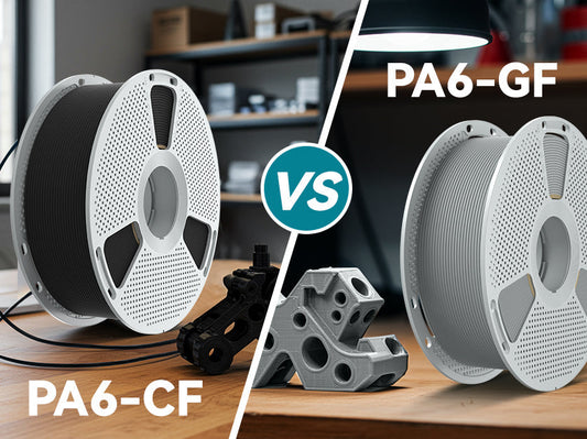 SUNLU PA6-GF vs. PA6-CF: Der ultimative Vergleich für Hochleistungs-3D-Druckfilamente
