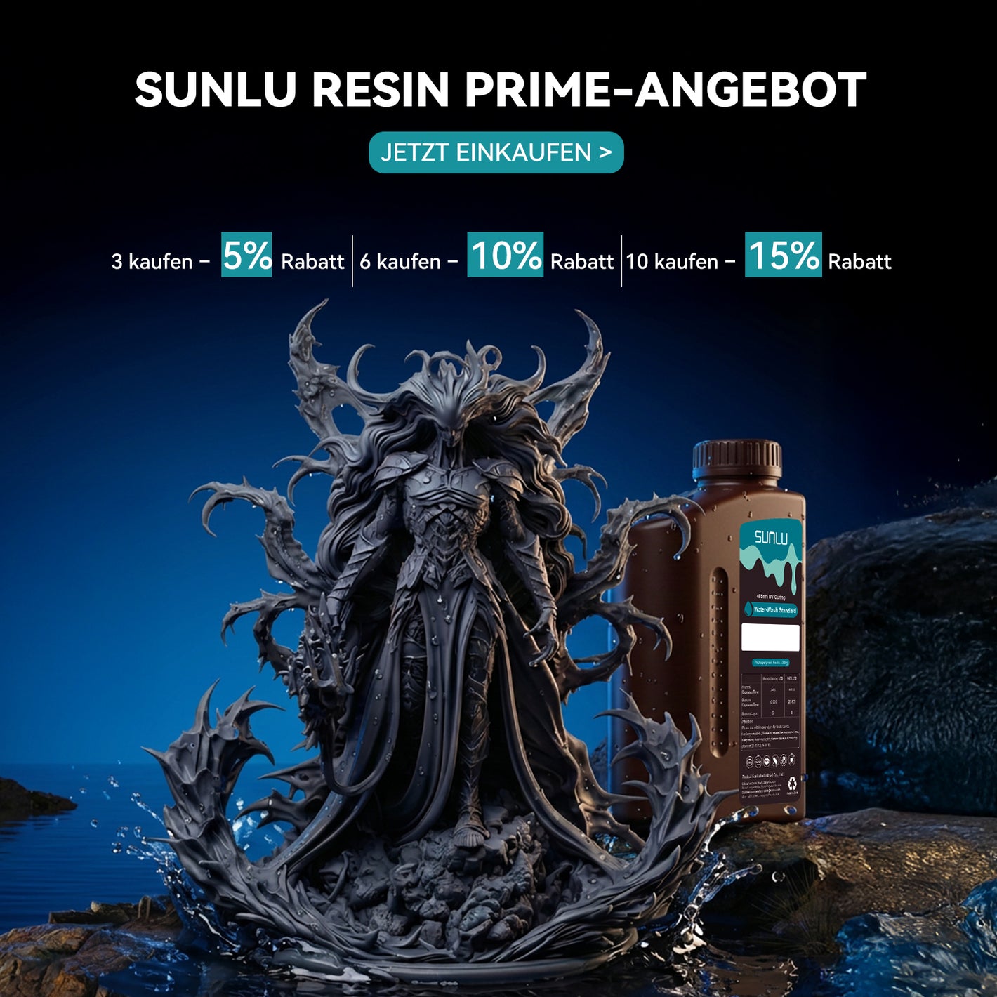 SUNLU 1000G Harz Serie Heißer Verkauf