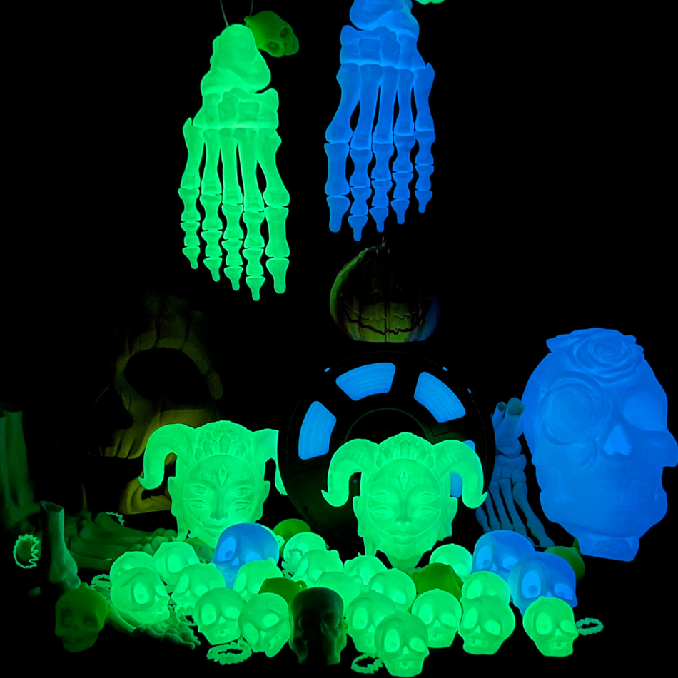 [MOQ: 3 Rollen] Glühen im Dunkeln (Leuchtend) PLA Filament 1KG