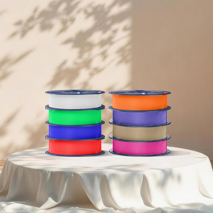250g PLA, PLA+, PLA+2.0, PLA Meta Filament Bundle, 250g*8 Rollen Mehrfarbiges Filament-Bundle