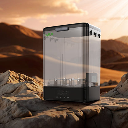 [20 % Rabatt] SUNLU FilaDryer SP2, 2-in-1 Filament Trockner kombiniert mit Aufbewahrungsbox, bis zu 70℃(158°F) Trocknung und nahtlose Lagerung, kompatibel mit Spulengröße 1kg×2 oder 2kg×1 oder 3kg×1