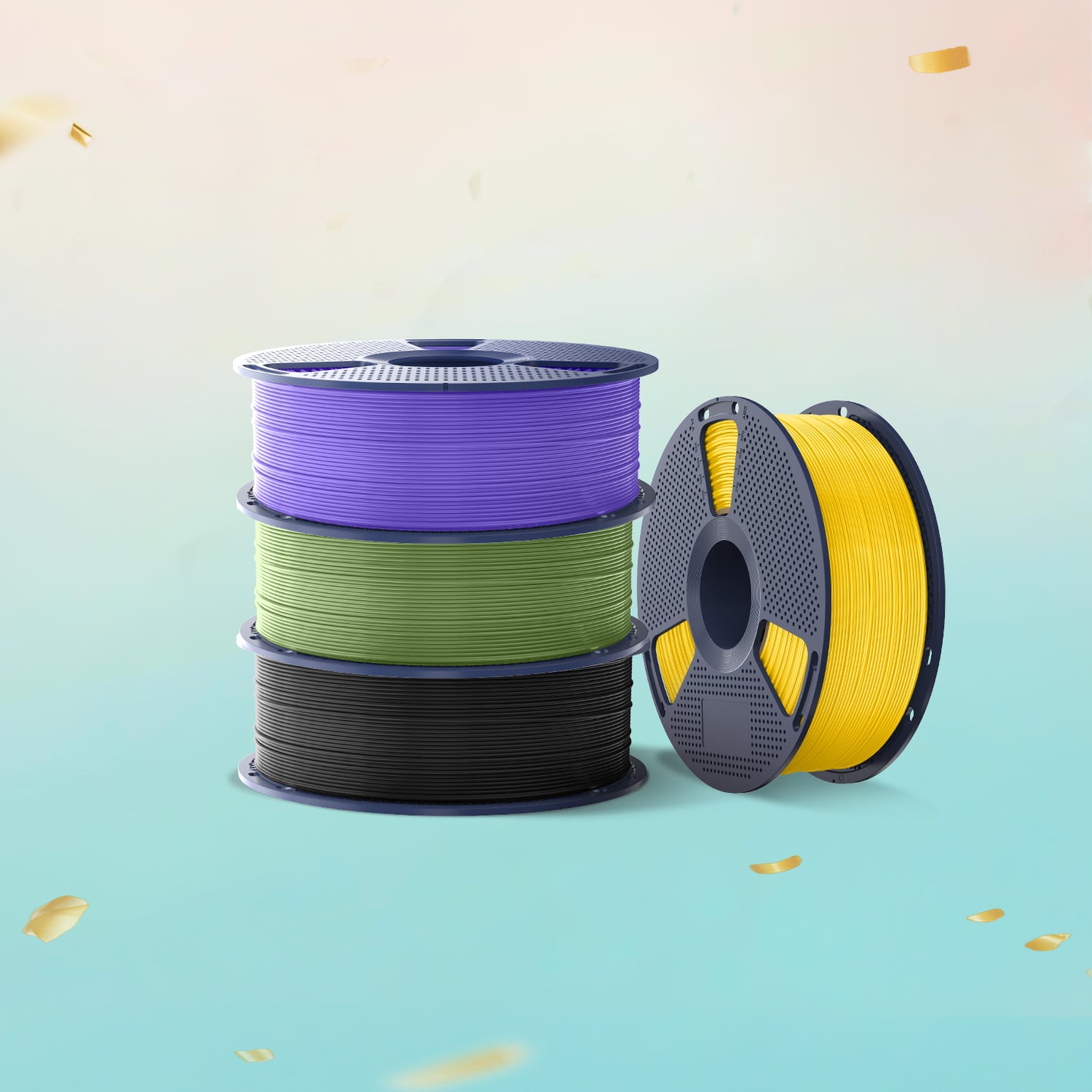 E-ABS, Easy-ABS Filament 1KG (Anmerkung: Die neue Nachfüllspule wiegt 0,9 kg)