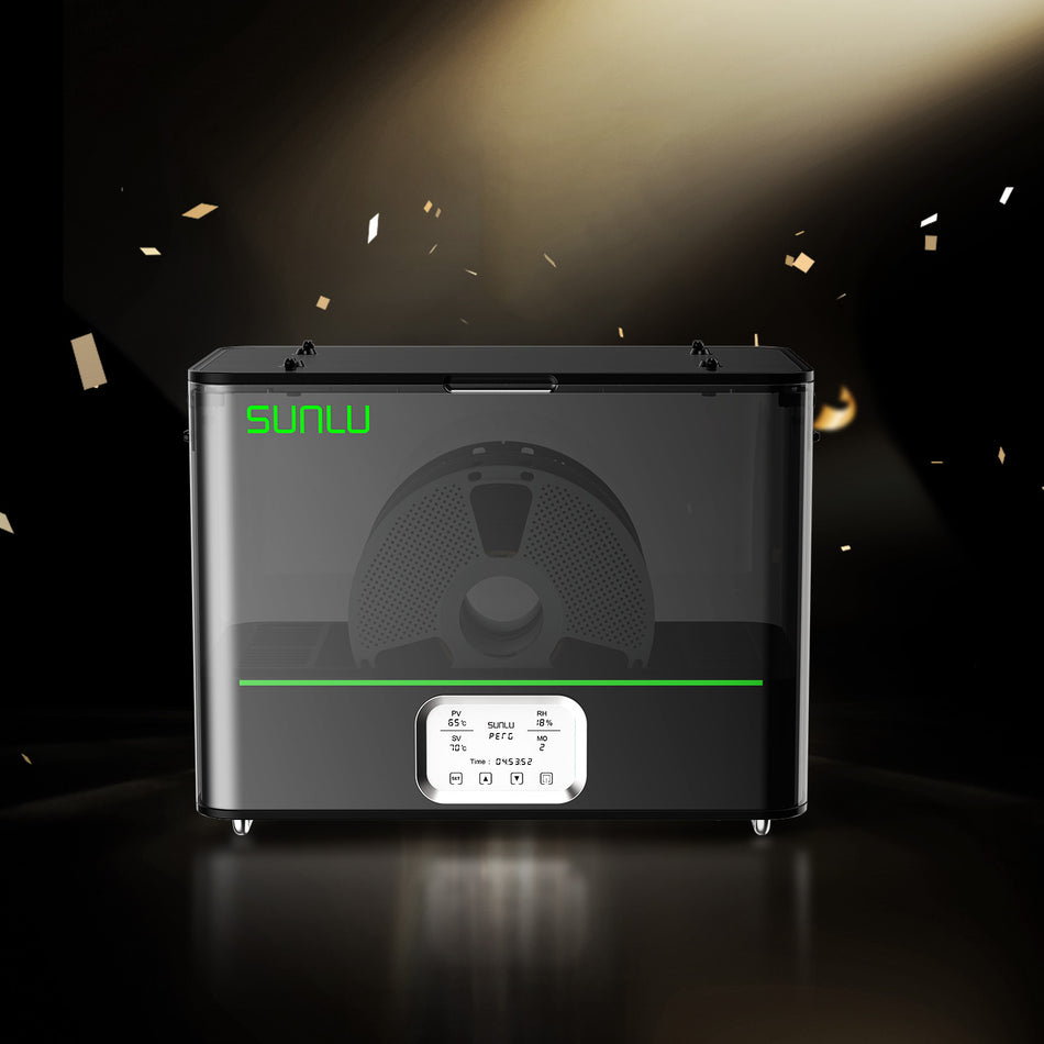 SUNLU FilaDryer E2, Bis zu 110℃, Professionelles Trocknen und Tempern, Geboren für technische 3D Druck Filamente