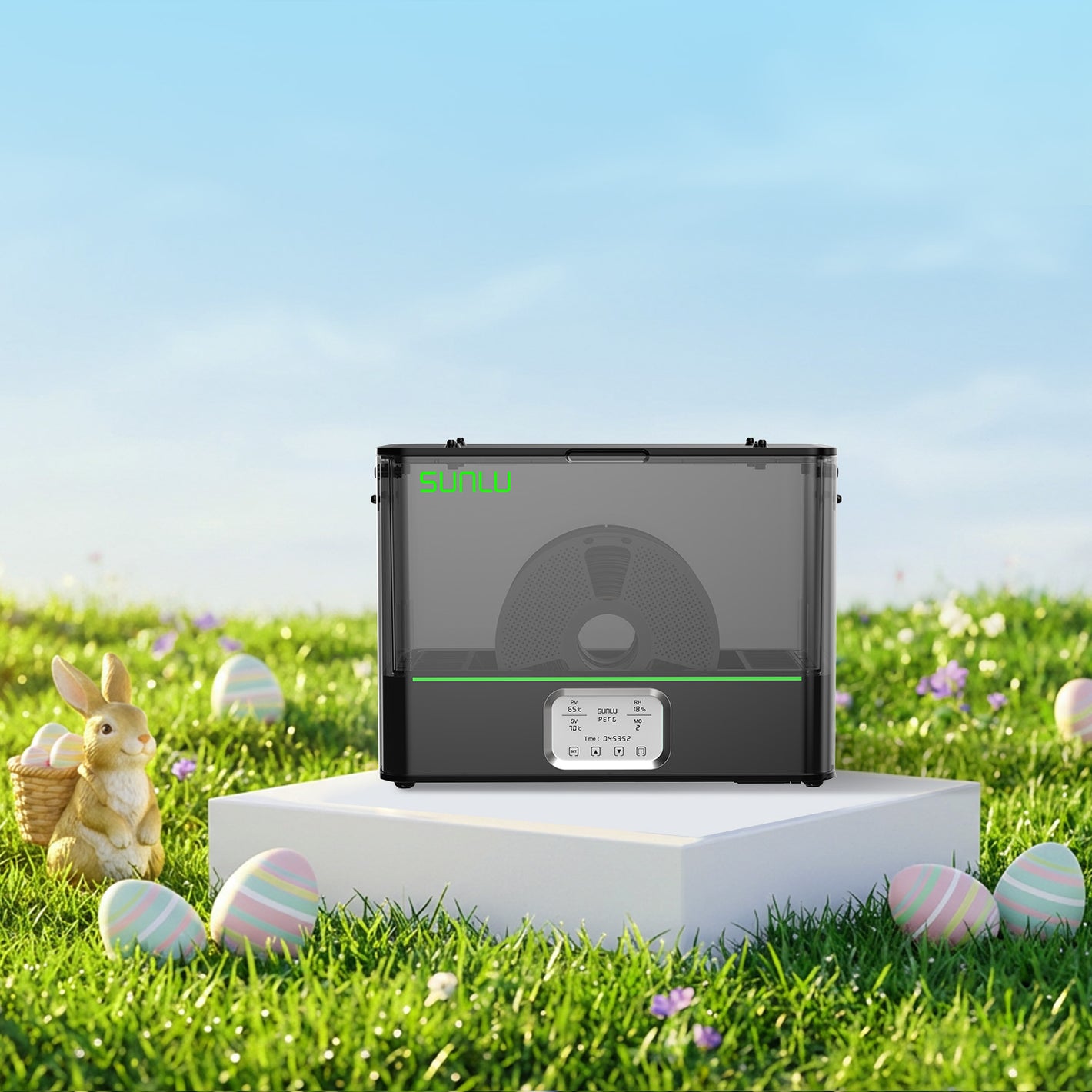 [15 % Rabatt] SUNLU FilaDryer E2, Bis zu 110℃, Professionelles Trocknen und Tempern, Geboren für technische 3D Druck Filamente