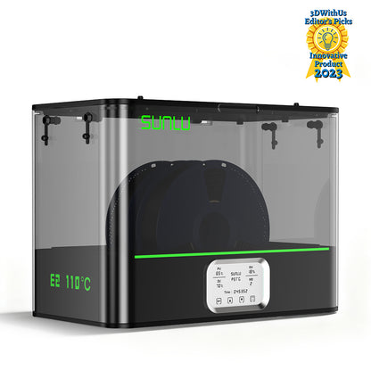 SUNLU FilaDryer E2, Bis zu 110℃, Professionelles Trocknen und Tempern, Geboren für technische 3D Druck Filamente