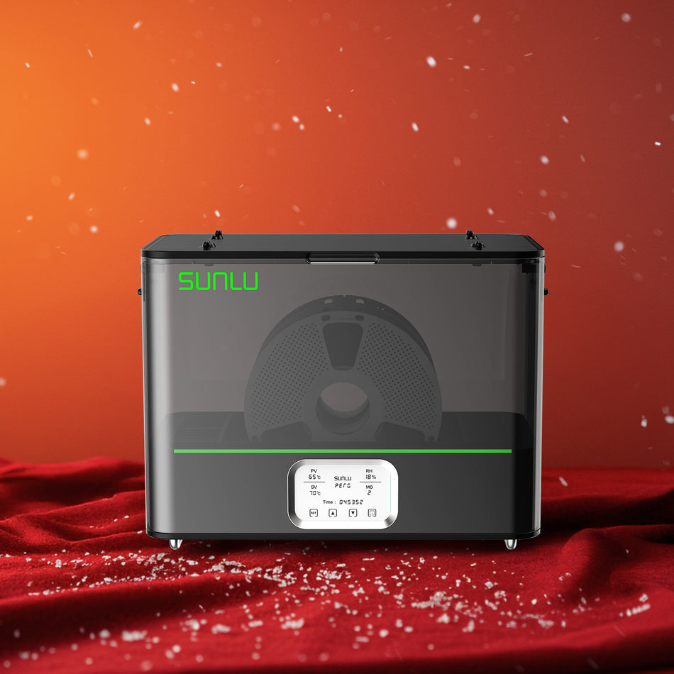 SUNLU FilaDryer E2, Bis zu 110℃, Professionelles Trocknen und Tempern, Geboren für technische 3D Druck Filamente