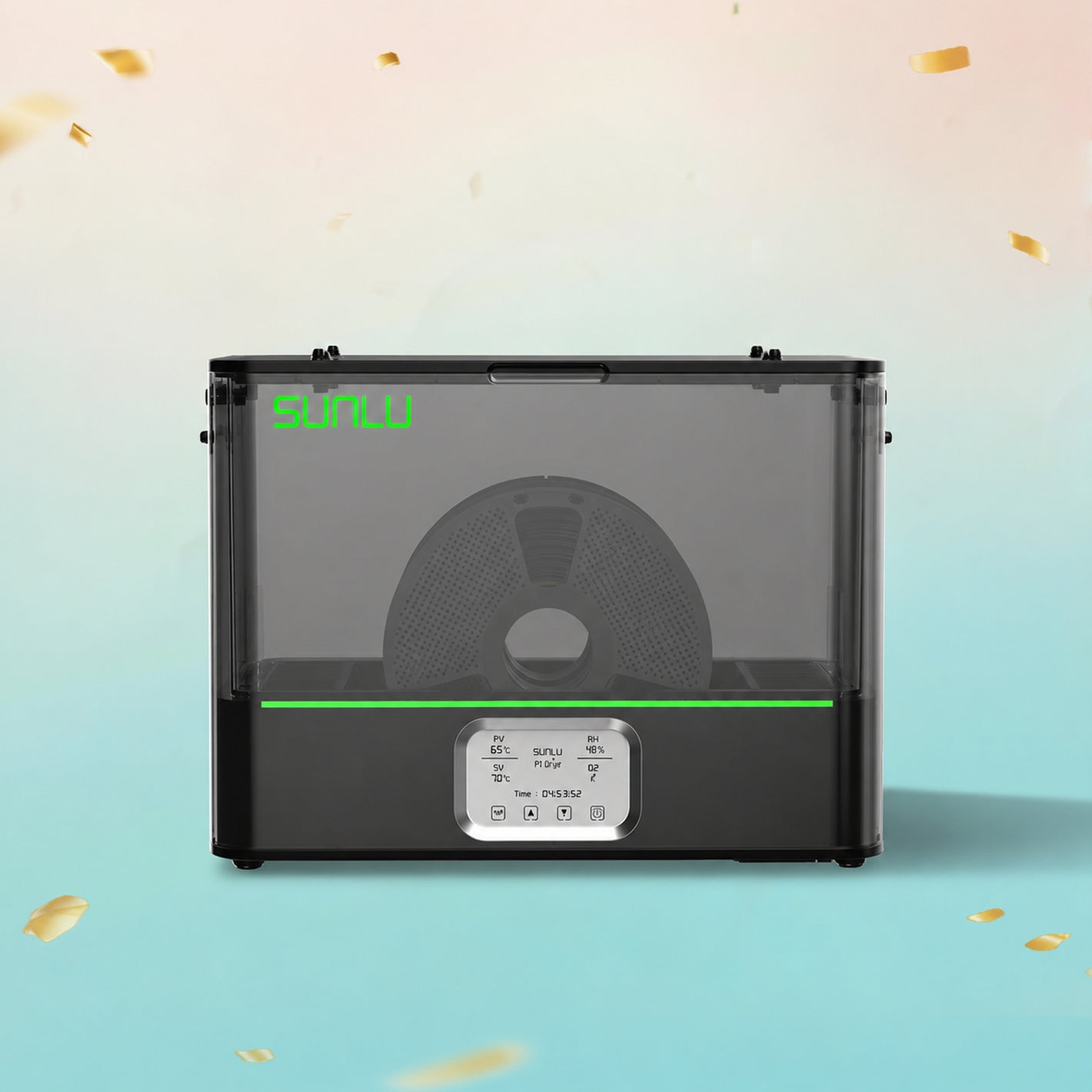 [20 % Rabatt] SUNLU FilaDryer E2, Bis zu 110℃, Professionelles Trocknen und Tempern, Geboren für technische 3D Druck Filamente