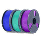 [BTS-Angebot] PLA, PLA+, PLA Meta, PLA Matte, Rainbow, Multi-color Silk 3KG Mehrfarbiges Filament Bündel
