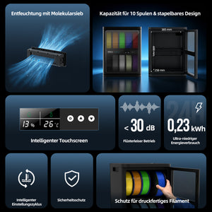 [Demnächst] FilaDC i10 Filament-Entfeuchtungsschrank