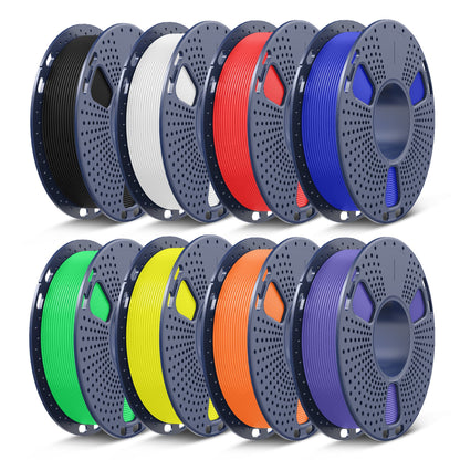 250g PLA, PLA+, PLA+2.0, PLA Meta Filament Bundle, 250g*8 Rollen Mehrfarbiges Filament-Bundle