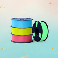 [Min. 3 Rollen] PETG Glow in The Dark (leuchtend) 3D Drucker Filament 1KG