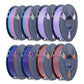 250g PLA, PLA+, PLA+2.0, PLA Meta Filament Bundle, 250g*8 Rollen Mehrfarbiges Filament-Bundle