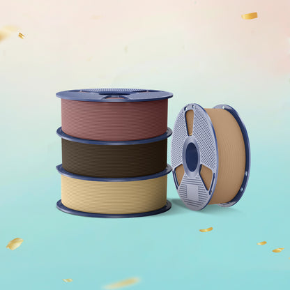 [MOQ: 3 Rollen] Optimiertes Holz PLA 3D Drucker Filament 1KG, optimierte und verbesserte Holzstruktur