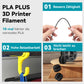 PLA+ (PLA PLUS) 3KG Große Spule 3D Drucker Filament 3KG