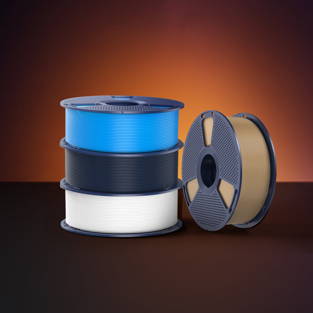 SUNLU PLA+ 2.0, Verbessertes PLA+(PLA Plus), 3D Drucker Filament 1KG