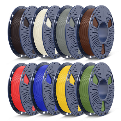 250g PLA, PLA+, PLA+2.0, PLA Meta Filament Bundle, 250g*8 Rollen Mehrfarbiges Filament-Bundle