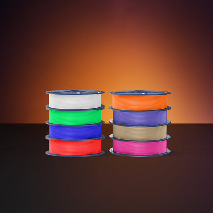 250g PLA, PLA+, PLA+2.0, PLA Meta Filament Bundle, 250g*8 Rollen Mehrfarbiges Filament-Bundle