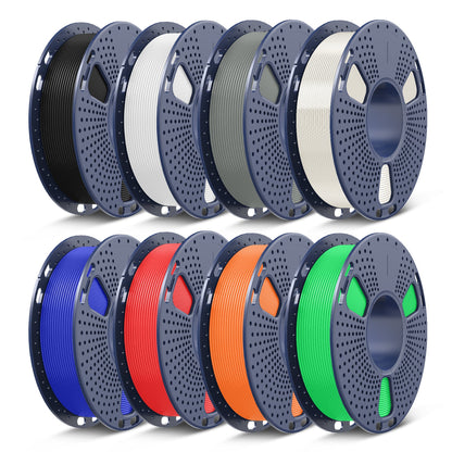 250g PLA, PLA+, PLA+2.0, PLA Meta Filament Bundle, 250g*8 Rollen Mehrfarbiges Filament-Bundle
