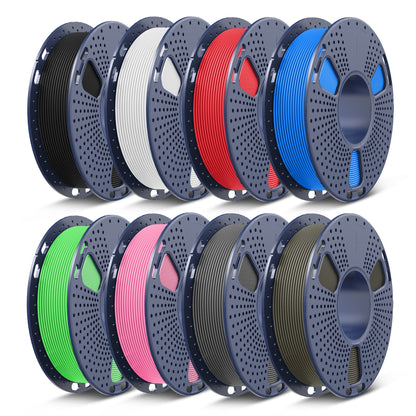 250g PLA, PLA+, PLA+2.0, PLA Meta Filament Bundle, 250g*8 Rollen Mehrfarbiges Filament-Bundle