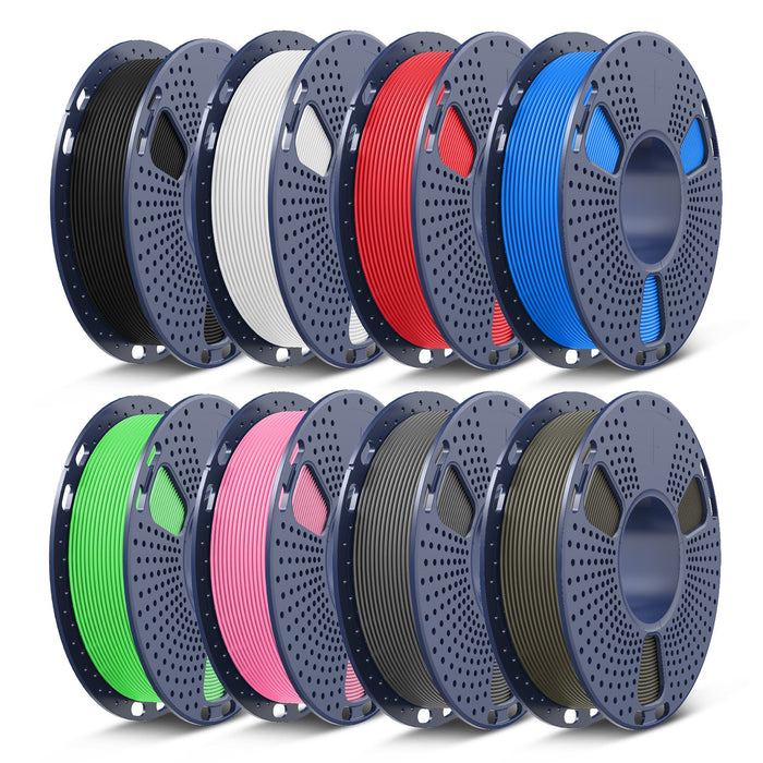 250g PLA, PLA+, PLA+2.0, PLA Meta Filament Bundle, 250g*8 Rollen Mehrfarbiges Filament-Bundle
