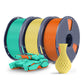 [MOQ 2 Sätze] PLA, PLA+, PLA Meta, PLA Matte, Rainbow, Multi-color Silk 3KG Mehrfarbiges Filament Bündel