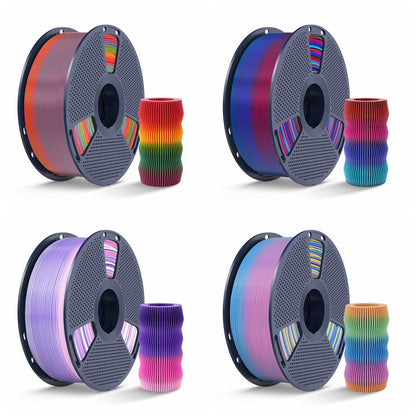 PLA Rainbow, PLA Transparent Rainbow Filament (8Meter Farbwechsel) 1KG