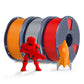 [MOQ 2 Sätze] PLA, PLA+, PLA Meta, PLA Matte, Rainbow, Multi-color Silk 3KG Mehrfarbiges Filament Bündel