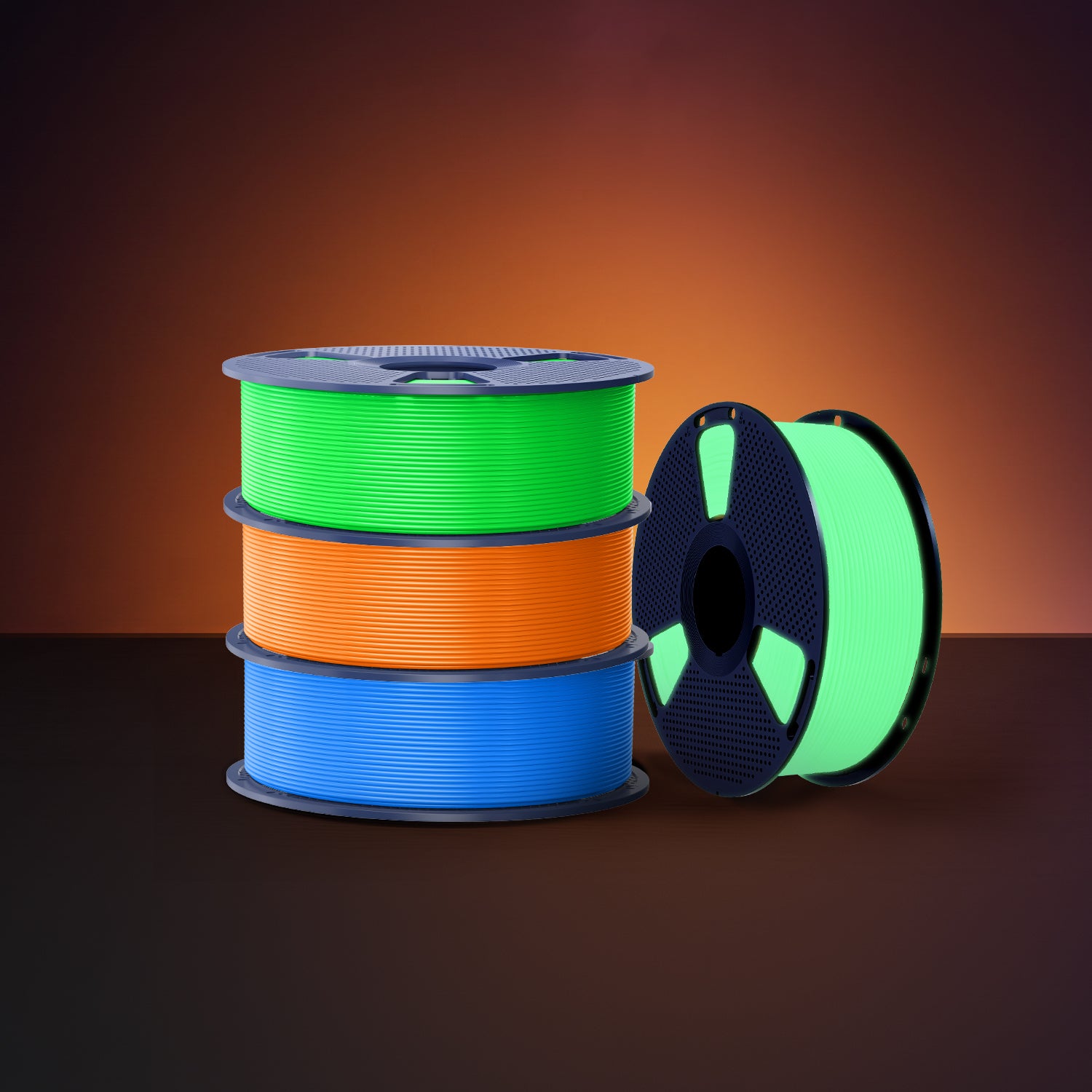 SUNLU PLA Glow in the Dark, Glühen im Dunkeln (Leuchtend) PLA Filament 1KG