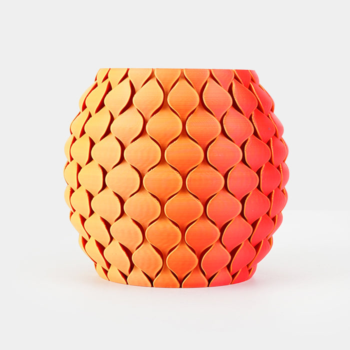 [MOQ: 3 Rollen] PLA Matte Dual-Color 3D-Drucker Ästhetik-Filament 1KG, Nahtlose Zwei-Farb-Effekte & Weiches Matt-Finish