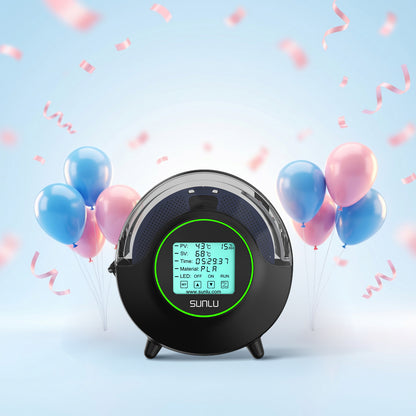 SUNLU S2 Filament Trockner, 360° Rundum-Erwärmung beim 3D-Druck