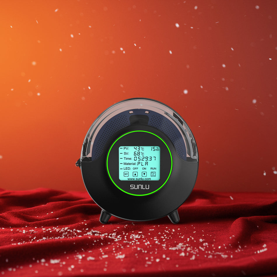 SUNLU S2 Filament Trockner, 360° Rundum-Erwärmung beim 3D-Druck
