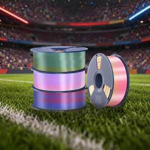 [MOQ: 3 Rollen] PLA, SILK, PLA Transparent Rainbow Filament 1KG