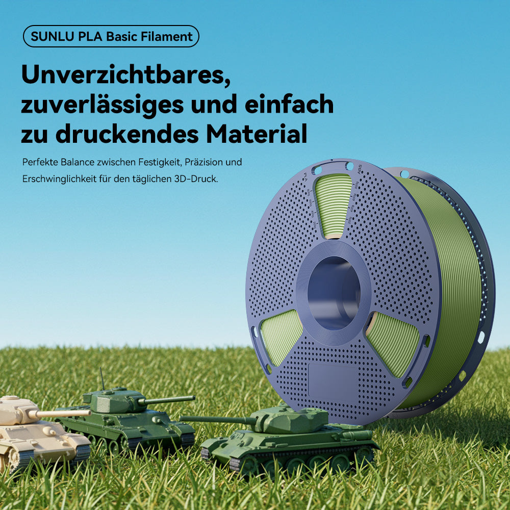 [MOQ: 3 Rollen] PLA Filament 1KG