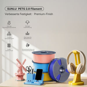 [Neuheit] PETG 2.0 Filament 1 kg für 3D-Drucker