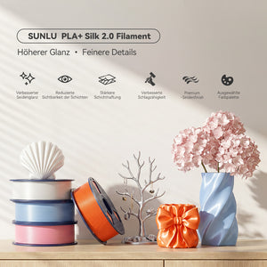 [Neuheit] SILK 2.0 Filament 1 kg, Hochglänzendes Silk-Filament für 3D-Drucker