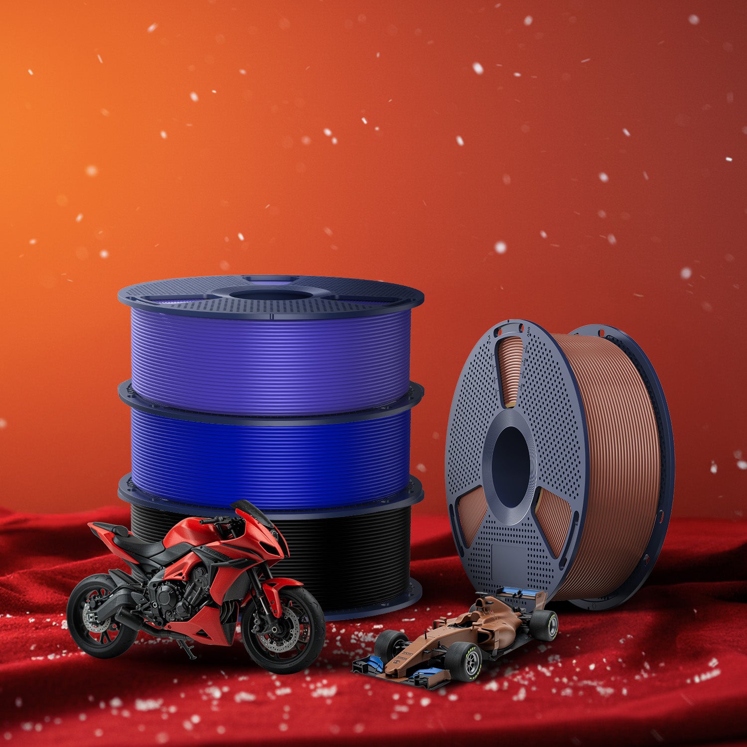 [MOQ: 6 Rollen] High Speed Collection, Hochgeschwindigkeits-Kollektion, High Speed PLA, PLA+, PLA+2.0, Matte PLA, Matte PETG, PLA Marble Filament 1KG