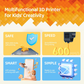 Kidoodle MiniBox A1: 3D-Drucker für Kinder, Entfesseln Sie Ihre Kreativität mit Kidoodle, 600mm/s hohe Geschwindigkeit, AutoLiv/Design Safe for Kids/5“ Touchscreen, Wi-Fi/App-Steuerung