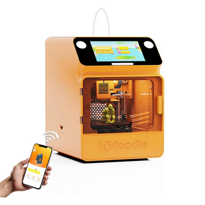 Kidoodle MiniBox A1: 3D-Drucker für Kinder, Entfesseln Sie Ihre Kreativität mit Kidoodle, 600mm/s hohe Geschwindigkeit, AutoLiv/Design Safe for Kids/5“ Touchscreen, Wi-Fi/App-Steuerung