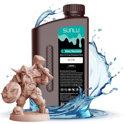 [über 6 Flaschen Bündelverkäufe] SUNLU Wasser-auswaschbares UV-Harz 1000G sunlu.de