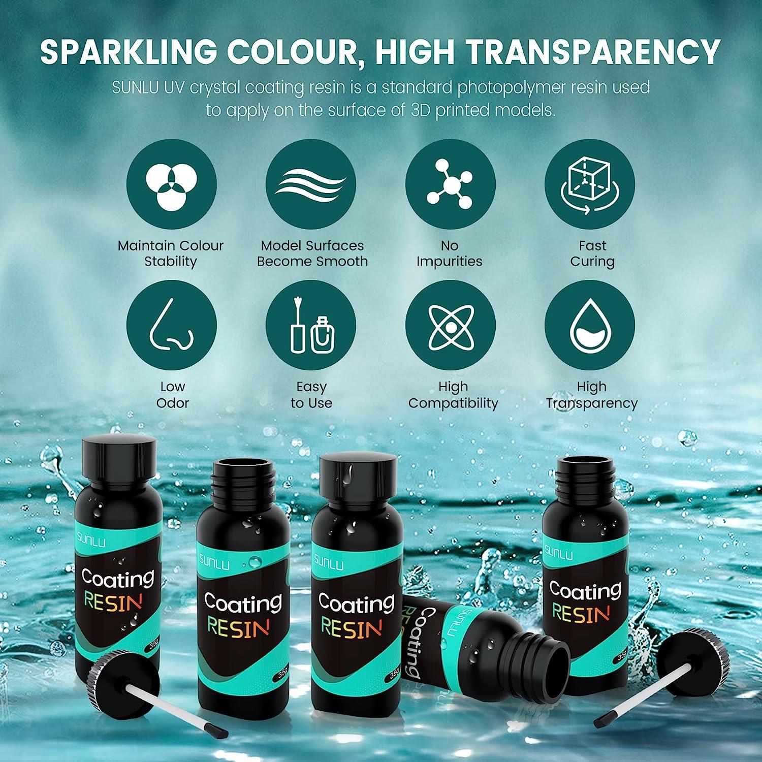 SUNLU Crystal Coating Resin für DIY Crafts Schmuckherstellung Gießen und Beschichten sunlu.de