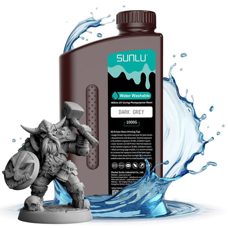 [über 6 Flaschen Bündelverkäufe] SUNLU Wasser-auswaschbares UV-Harz 1000G sunlu.de