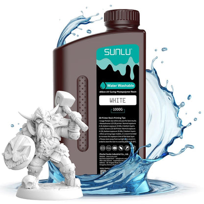[über 6 Flaschen Bündelverkäufe] SUNLU Wasser-auswaschbares UV-Harz 1000G sunlu.de