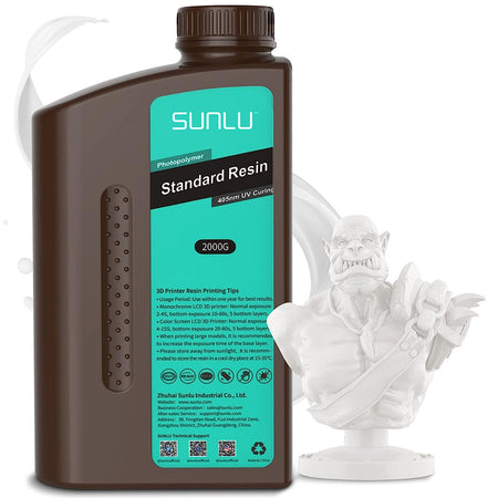 [über 6 Flaschen Bundle-Verkauf] SUNLU Standard-Harz oder Wasser abwaschbares UV-Harz 1000G sunlu.de