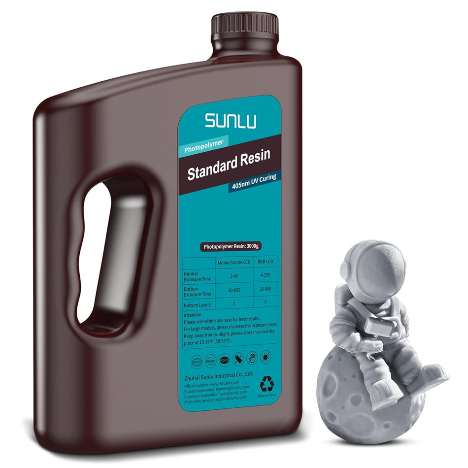 [KAUFEN 3, BEZAHLEN 2] 3000G-Flaschenpaket Standard Harz, Water-Wash Standard Harz, Hochzähes Harz, Standard Plus Harz, ABS-Like Harz