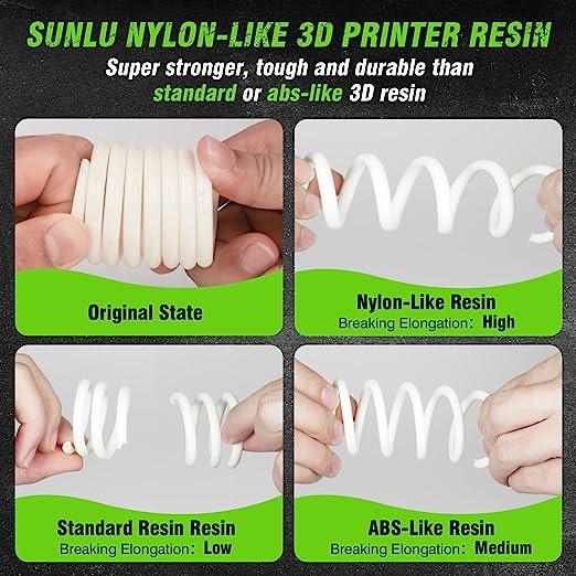 SUNLU PA-ähnliches (Nylon-ähnliches) UV-Harz 1000G sunlu.de
