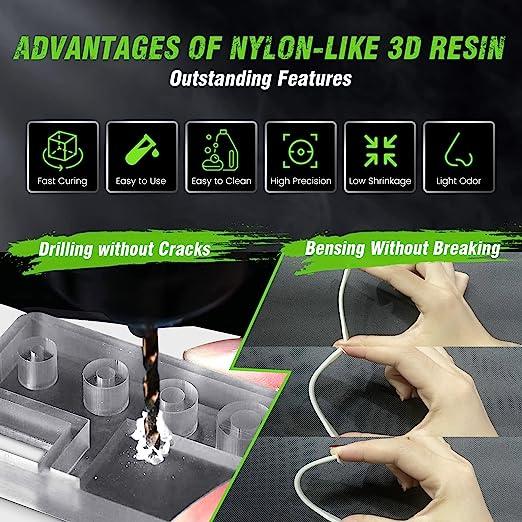 SUNLU PA-ähnliches (Nylon-ähnliches) UV-Harz 1000G sunlu.de