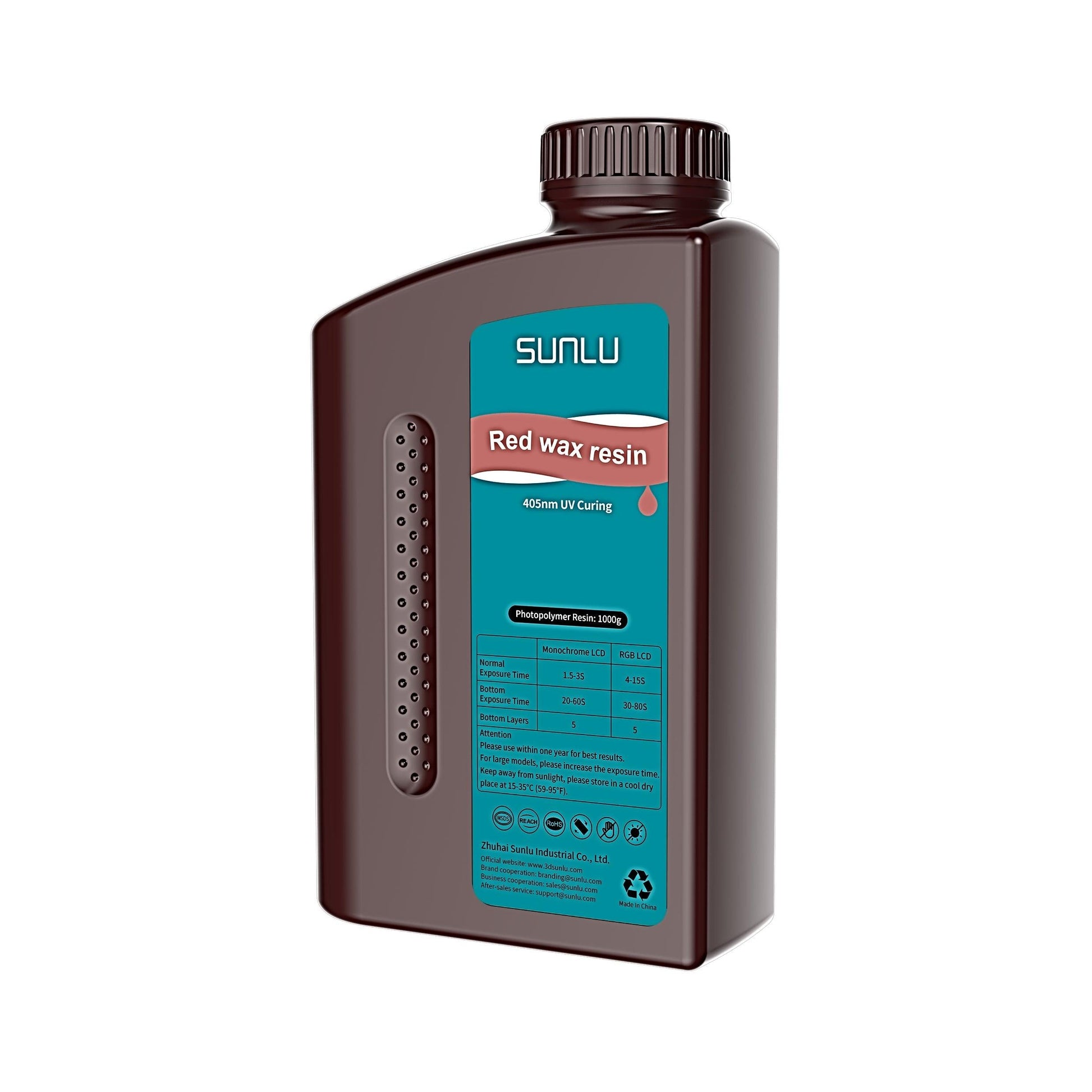 SUNLU Rotes_Wachsharz 1000G sunlu.de