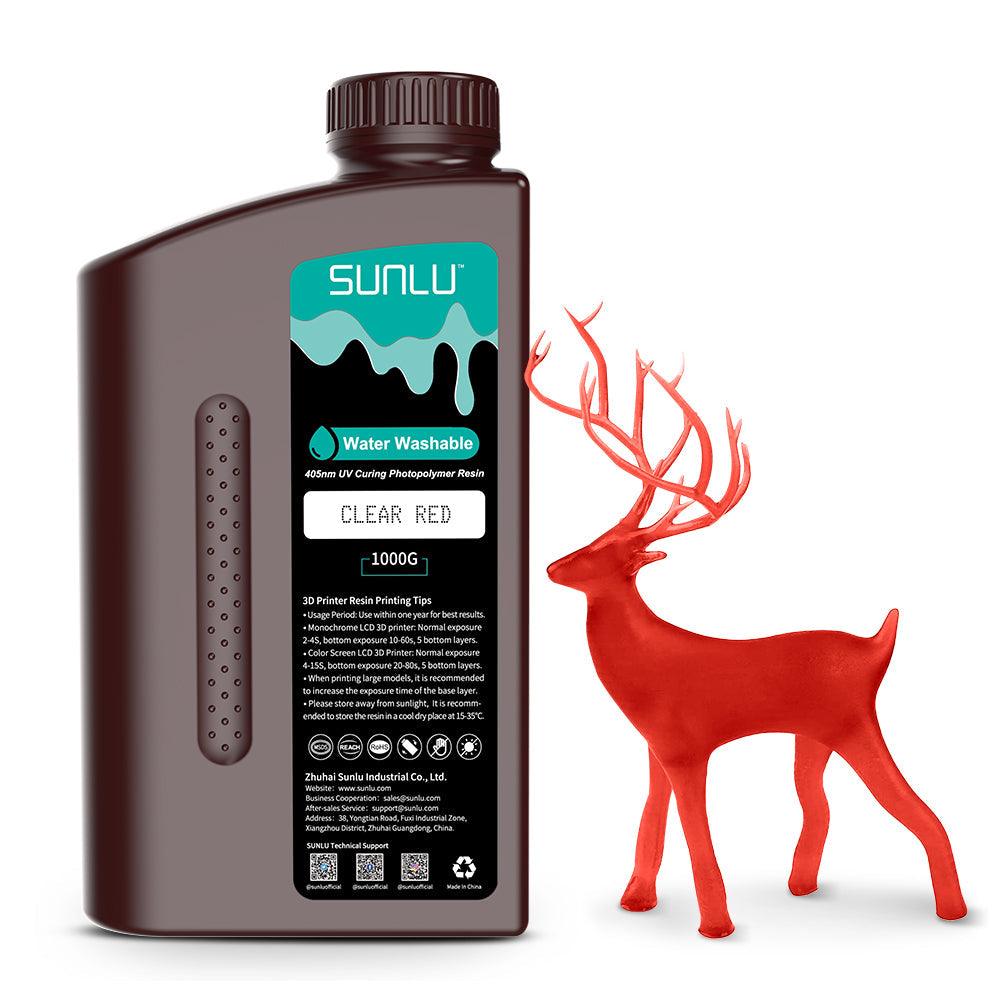 [über 6 Flaschen Bundle-Verkauf] SUNLU Standard-Harz oder Wasser abwaschbares UV-Harz 1000G sunlu.de